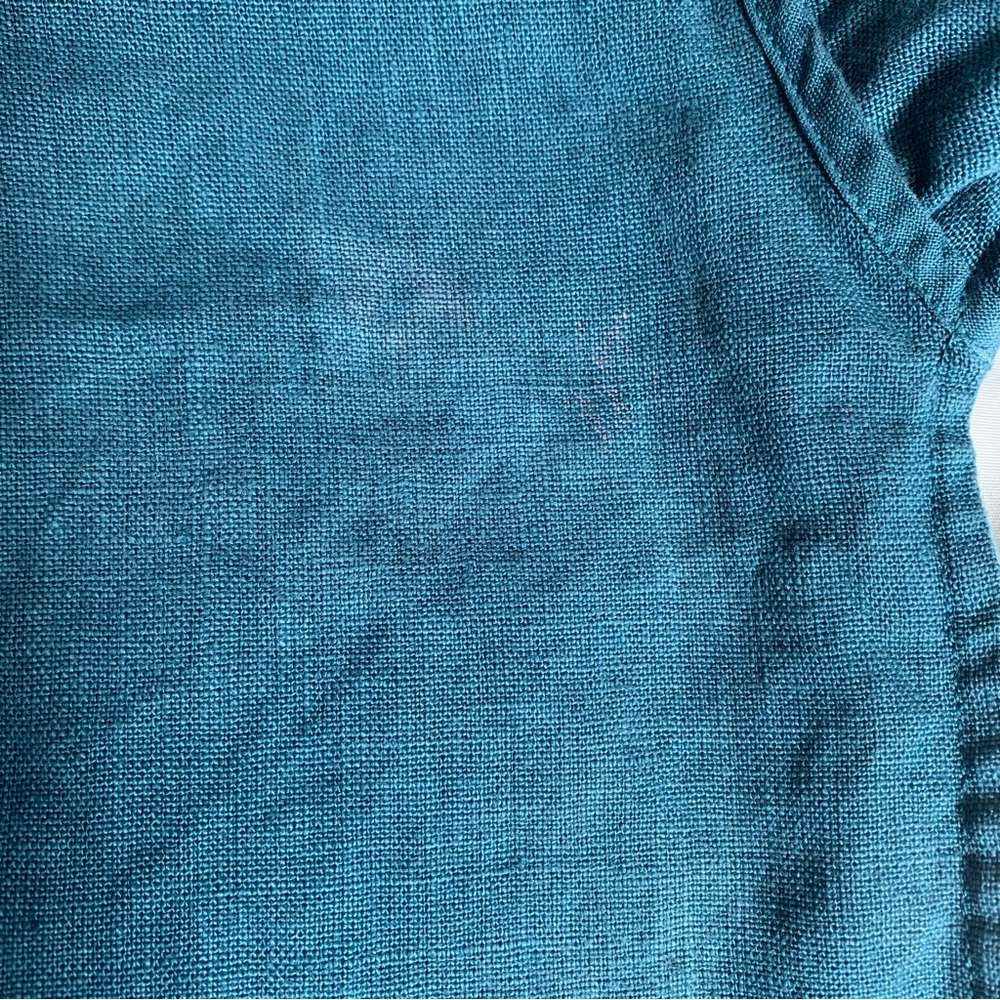 Cheyenne 100% linen shirt jacket celestial buttons 3X - Picture 8 of 8